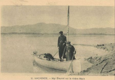 Mgr Breynat sur la riviere ;ack Mgr Breynat sur la riviere ;ack