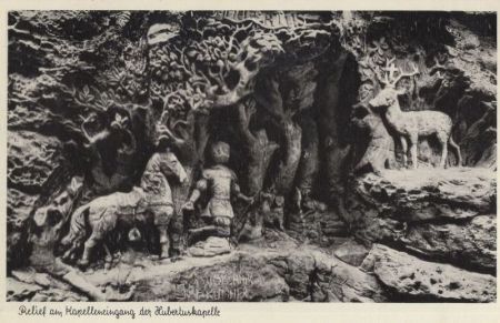 Saulgrub - Hubertuskapelle, Relief Saulgrub - Hubertuskapelle, Relief