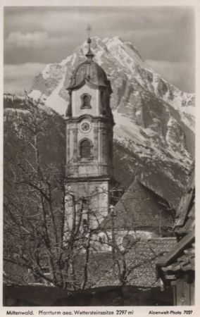 Mittenwald - Pfarrturm Mittenwald - Pfarrturm