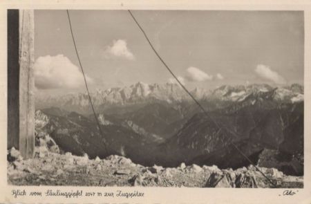 Zugspitze - Blick vom Säulingsgipfel Zugspitze - Blick vom Säulingsgipfel