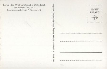 Dettelbach - Portal der Wallfahrtskirche Dettelbach - Portal der Wallfahrtskirche