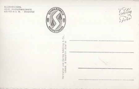 Oppenau-Allerheiligen - Ehrenmal Oppenau-Allerheiligen - Ehrenmal