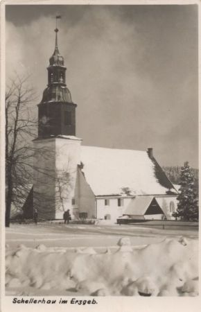 Altenberg-Schellerhau - Kirche im Winter Altenberg-Schellerhau - Kirche im Winter