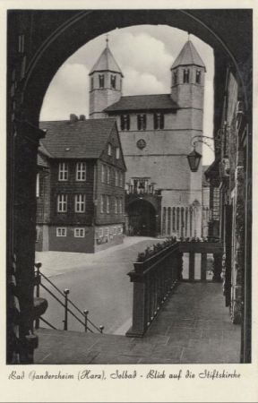 Bad Gandersheim - Blick auf Stiftskirche Bad Gandersheim - Blick auf Stiftskirche