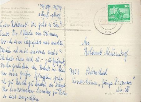 Weimar - Blick auf die Stadt Weimar - Blick auf die Stadt