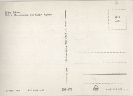Hohnstein-Rathewalde - Blick vom Basteifelsen