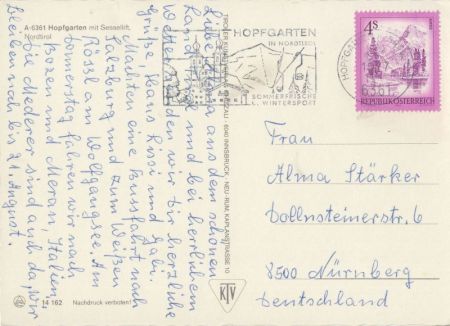 Hopfgarten - Österreich - mit Sessellift