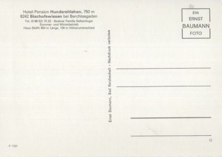 Bischofswiesen - Pension Hundsreitlehen