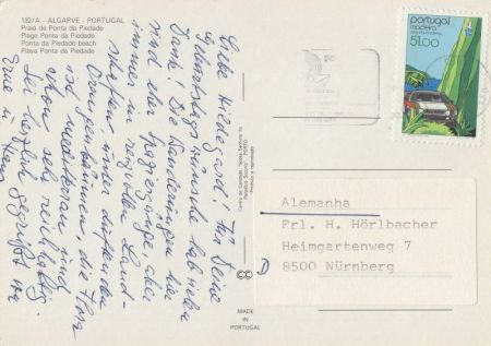 Algarve - Portugal - Praia de Ponte da Piedade Algarve - Portugal - Praia de Ponte da Piedade