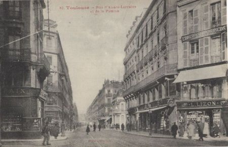 Toulouse - Frankreich - Rue de Aisace-Lorraine Toulouse - Frankreich - Rue de Aisace-Lorraine