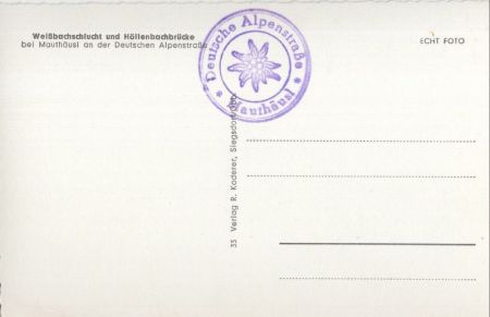 WeißbachtalSchlucht - mit Brücke WeißbachtalSchlucht - mit Brücke