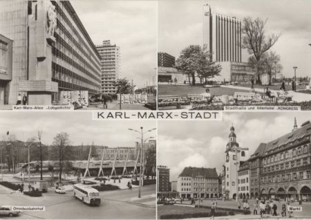 Karl-Marx-Stadt - 4 Bilder Karl-Marx-Stadt - 4 Bilder