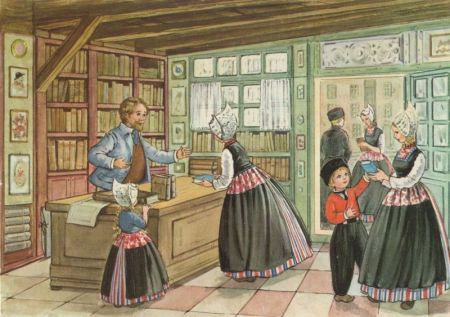 Zeichnung - im Buchladen Zeichnung - im Buchladen
