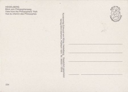 Heidelberg - Blick vom Philosophenweg