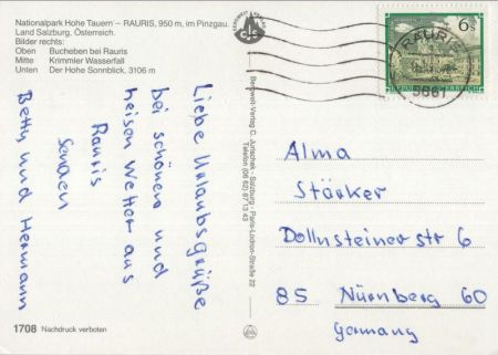 Rauris - Österreich - 4 Bilder Rauris - Österreich - 4 Bilder