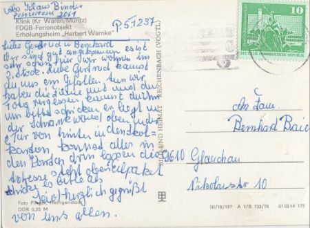 Klink - Erholungsheim Herbert Warnke Klink - Erholungsheim Herbert Warnke
