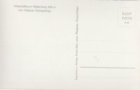 Rettenberg - mit Allgäuer Hochgebirge