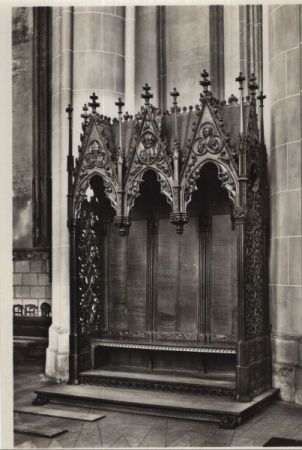 Verden - Dom, Levitenstuhl Verden - Dom, Levitenstuhl