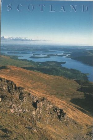 Loch Lomond - Großbritannien - von oben Loch Lomond - Großbritannien - von oben