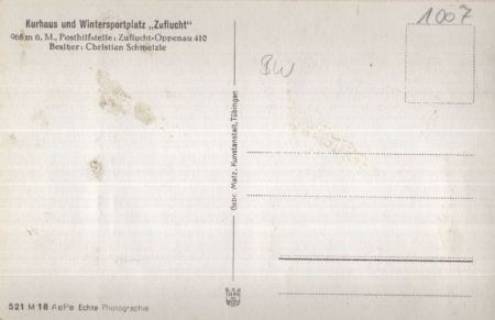 Peterstal-Griesbach, Zuflucht - Kurhaus