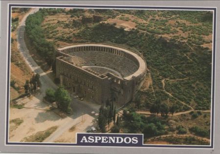 Aspendos - Türkei - aus der Luft Aspendos - Türkei - aus der Luft