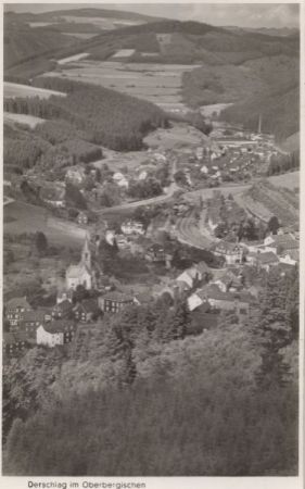 Gummersbach-Derschlag - von oben Gummersbach-Derschlag - von oben