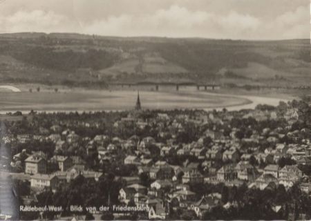 Radebeul - Blick von der Friedensburg Radebeul - Blick von der Friedensburg