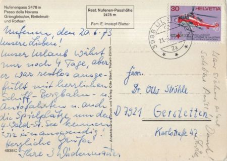 Nufenen - Schweiz - Passhöhe Nufenen - Schweiz - Passhöhe