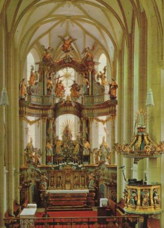Bad Hofgastein - Österreich - Pfarrkirche, Hochaltar Bad Hofgastein - Österreich - Pfarrkirche, Hochaltar