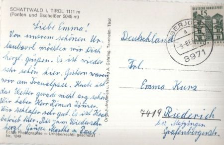 Schattwald - Österreich - Ansicht