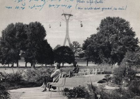 Köln - Rheinpark mit Gondelbahn Köln - Rheinpark mit Gondelbahn