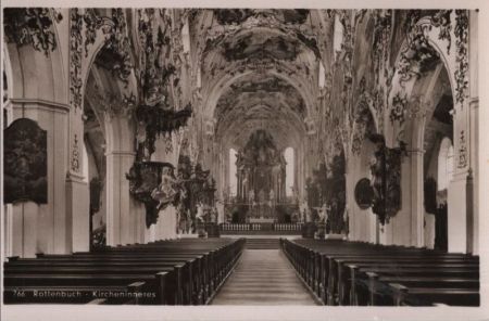 Rottenbuch - Kircheninneres Rottenbuch - Kircheninneres