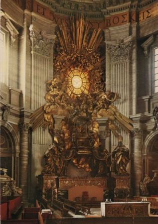Vatikanstadt - Vatikan - Cattedra di San Pietro Vatikanstadt - Vatikan - Cattedra di San Pietro