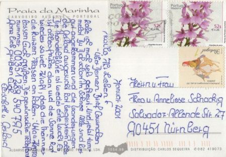 Algarve - Portugal - Praia da Marinha Algarve - Portugal - Praia da Marinha