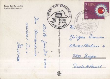 San Bernadino - Schweiz - passo - Ospizio San Bernadino - Schweiz - passo - Ospizio