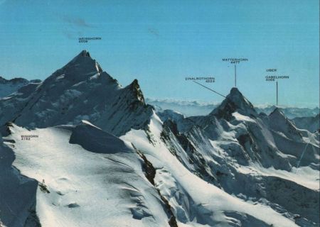 Matterhorn - Schweiz - und Weisshorn Matterhorn - Schweiz - und Weisshorn