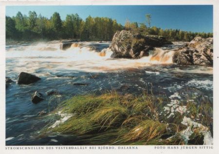 Björbo - Schweden - Vesterdalälv Stromschnellen Björbo - Schweden - Vesterdalälv Stromschnellen