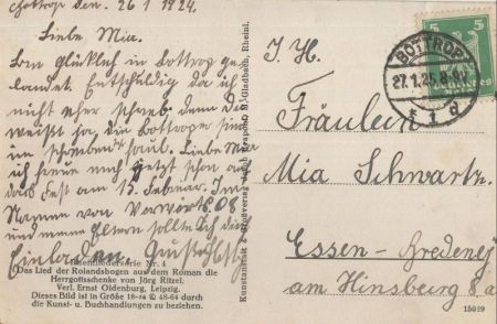Remagen - Rolandsbogen - Liedkarte