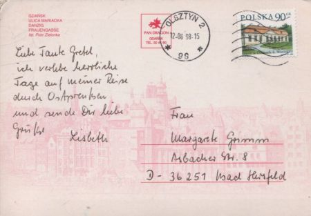 Danzig - Gdansk - Polen - Frauengasse Danzig - Gdansk - Polen - Frauengasse