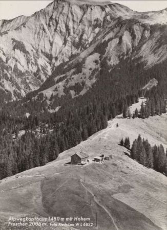 Alpwegkopfhaus - Österreich - mit Hohem Freschen Alpwegkopfhaus - Österreich - mit Hohem Freschen