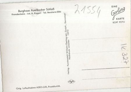 Bensheim, Schloss Auerbach - Burghaus Bensheim, Schloss Auerbach - Burghaus