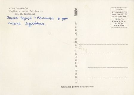 Busko-Zdroj - Polen - Kaplica Busko-Zdroj - Polen - Kaplica