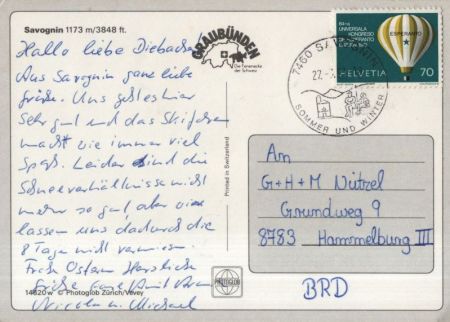 Savognin - Schweiz - 5 Bilder