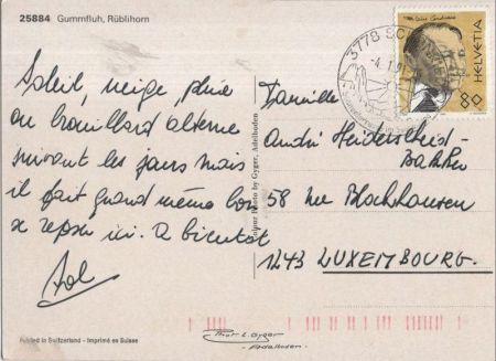 Gummfluh - Schweiz - mit Rüblihorn Gummfluh - Schweiz - mit Rüblihorn