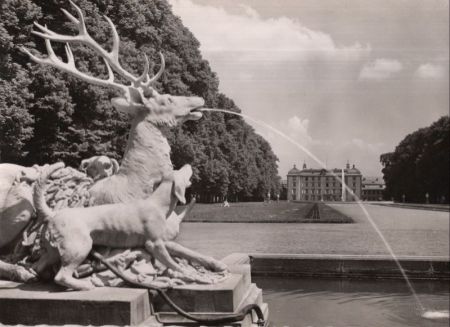Schwetzingen - Schlossgarten, Hirschgruppe Schwetzingen - Schlossgarten, Hirschgruppe