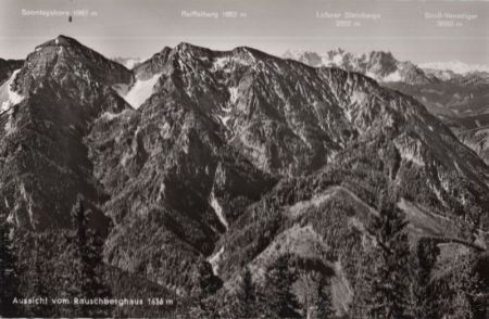 Ruhpolding - Aussicht vom Rauschberghaus Ruhpolding - Aussicht vom Rauschberghaus