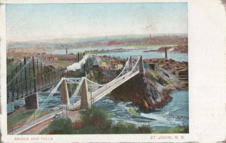 Saint John - Kanada - Bridge and Falls Saint John - Kanada - Bridge and Falls