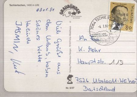 Tschiertschen - Schweiz - 5 Bilder Tschiertschen - Schweiz - 5 Bilder