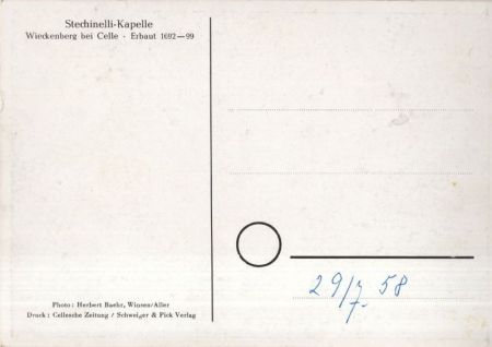 Wietze-Wieckenberg - Stechinelli-Kapelle Wietze-Wieckenberg - Stechinelli-Kapelle