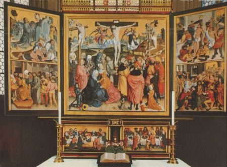 Korbach - Kirche St. Kilian, Flügelaltar Korbach - Kirche St. Kilian, Flügelaltar